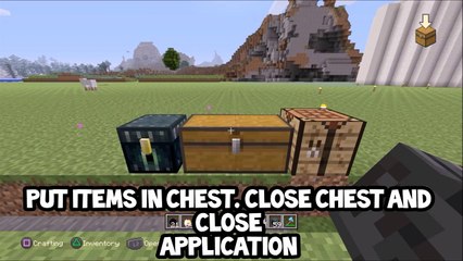 Minecraft TU34 DUPLICATION GLITCH "DUPLICATE ANY ITEM IN THE GAME" (PS4 PS3 XBOX ONE XBOX PC)