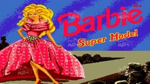 URYUPINSK. RUSSIA - APRIL 7, 2016: Gameplay game console Sega Genesis Barbie Super Model - Barbie