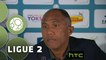 Conférence de presse Chamois Niortais - RC Lens (0-1) :  (CNFC) - Antoine  KOMBOUARE (RCL) - 2015/2016