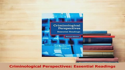 Read  Criminological Perspectives Essential Readings Ebook Free