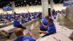 Largest human mattress dominoes - Guinness World Records 2016