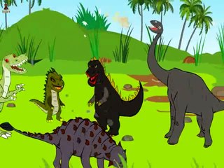 Finger Family Epic Battles Crazy Dinosaur Vs Pac Monster   Finger Family Nursery Rhymes