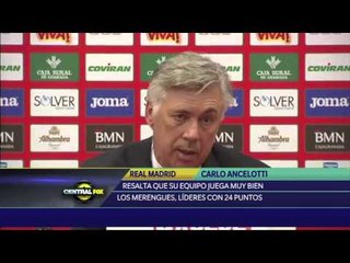 Ancelotti está conforme
