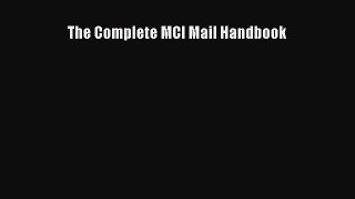 Read The Complete MCI Mail Handbook PDF Free