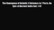 PDF The Ramayana of Valmiki: 6 Volumes in 7 Parts: An Epic of Ancient India (vol. 1-4) Free