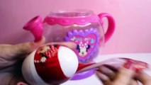 Minnie Mouse Tea Time Set Surprise Eggs Peppa Pig Minnie Mickey Spider-Man Huevos Sorpresa Part 8