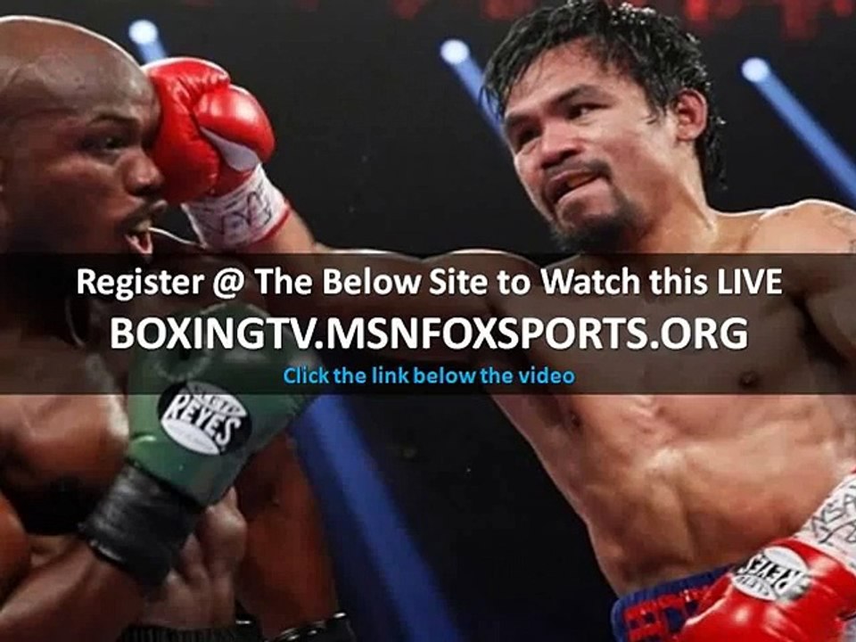 pacquiao vs bradley sur quelle chaine - Manny Pacquiao vs. Tim Bradley Preview & Prediction