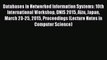 Download Databases in Networked Information Systems: 10th International Workshop DNIS 2015