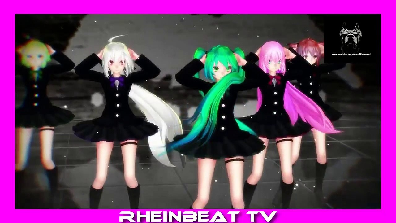 Rheinbeat - Sexy Cartoon Girls Dance - Trance Party - 2015