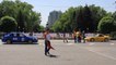 Фигурное вождение. Алматы, Казахстан, Subaru VS Supra