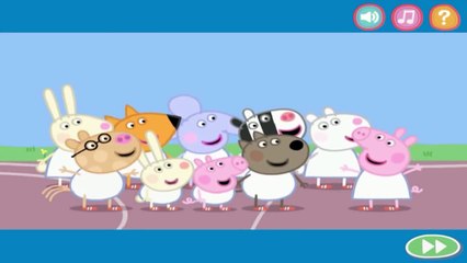 Peppa Pig and Friends Play Basketball Against Parents English Episode Game for Children HD