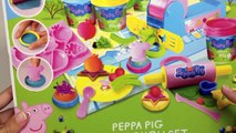 Peppa Pig Mega Dough Set Play Doh Fun Factory Machine Play Dough Treats Cupcakes Toys Part 1