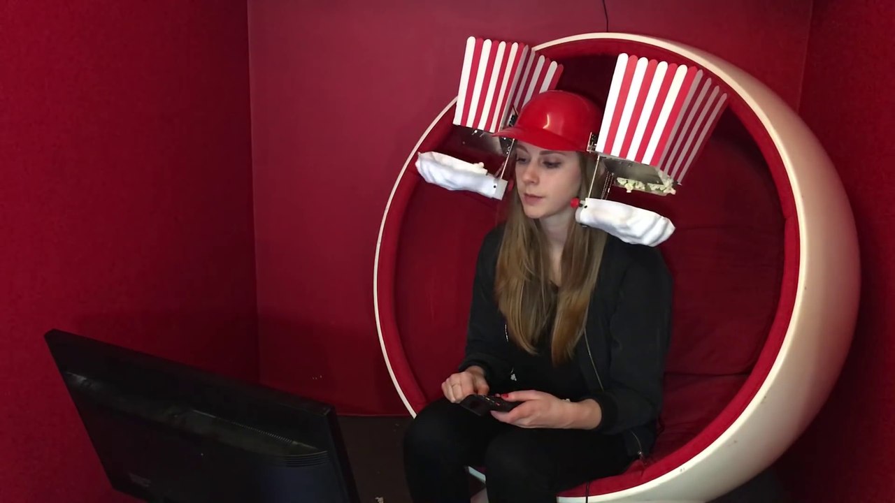 Une machine à Pop-Corn qui vous nourrit automatiquement !