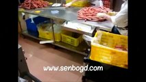 Frozen sausage moon cake  bread soap horizontal ice lolly vacuum packing machine