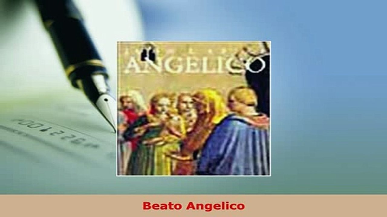 PDF  Beato Angelico Download Full Ebook