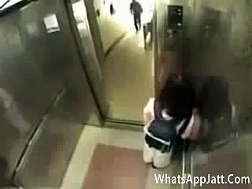 Little Karate Girl fight back Man In Elevator