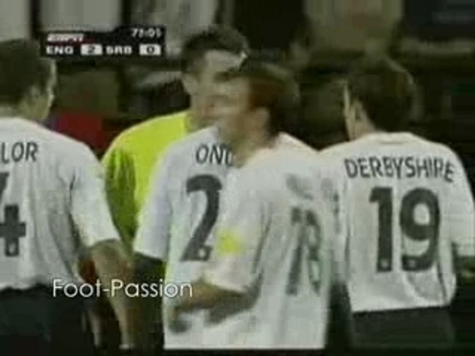 Derbyshire 2-0 Angleterre - Serbie Euro 2007 -21