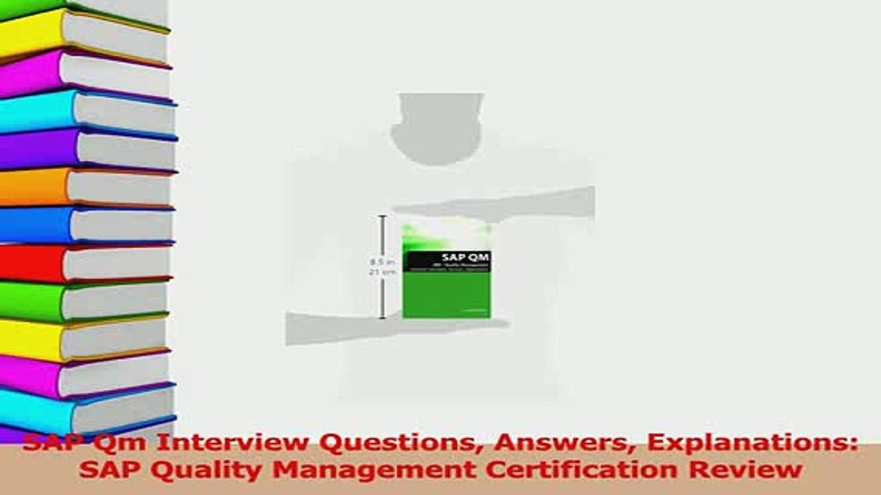 PDF  SAP Qm Interview Questions Answers Explanations SAP Quality Management Certification Download Online