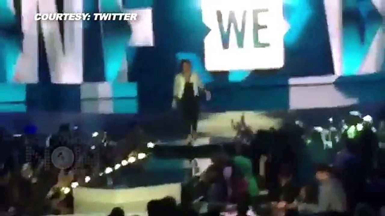 OOPS! Demi Lovato FALLS On Stage