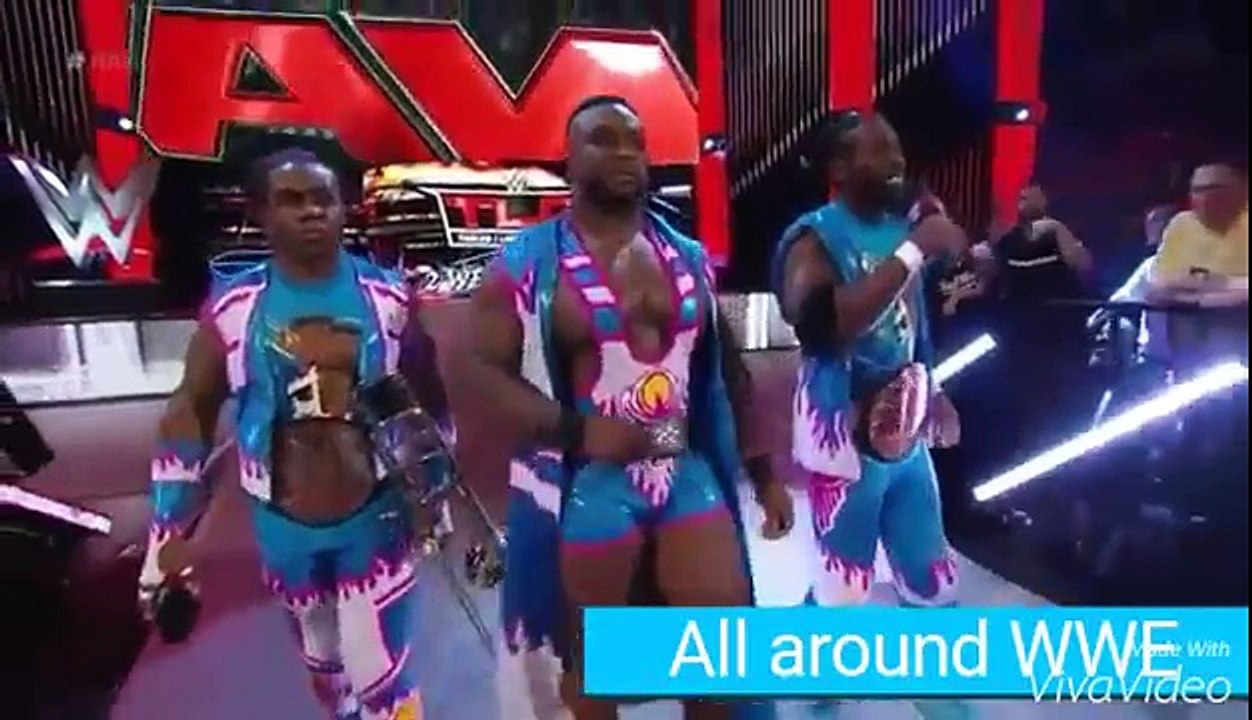 Reigns, Ambrose & Usos vs. Sheamus, Barrett, Rusev, Del Rio & New Day Highlights  Raw, Nov. 30, 2015