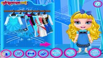 Baby Barbie Frozen Costumes - Baby Elsa and Anna Dress Up Game