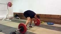 Roman 80 kg Durchheben (Kraftreißen)