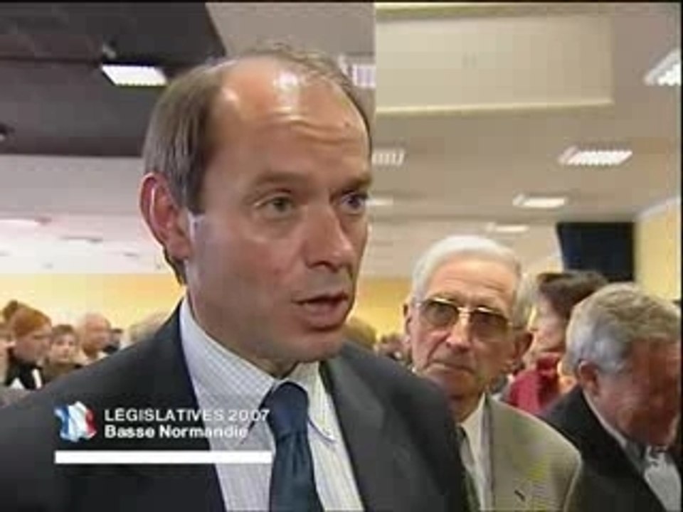 législatives 2e tour Avranches - interviews MM. Huet et Bas