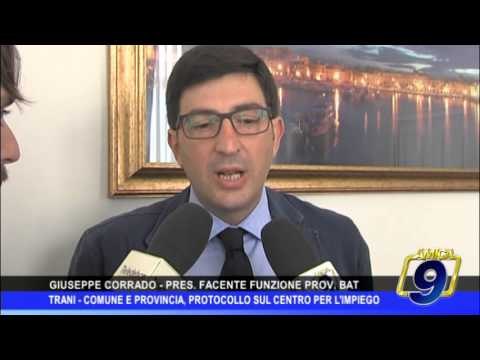 Trani | Comune e Provincia, protocollo sul centro per l'impiego