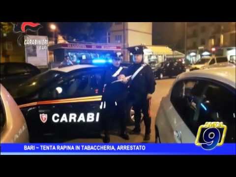 Bari | Tentata rapina in una tabaccheria, arresto in diretta