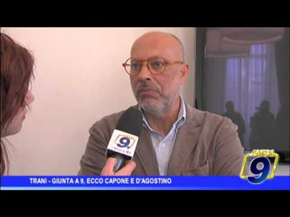 Trani  | Giunta a 9, ecco Capone e D'Agostino