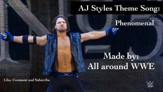 WWE   Phenomenal  ► AJ Styles 1st Official Theme Song