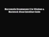 Read Macromedia Dreamweaver 8 for Windows & Macintosh: Visual QuickStart Guide Ebook Free