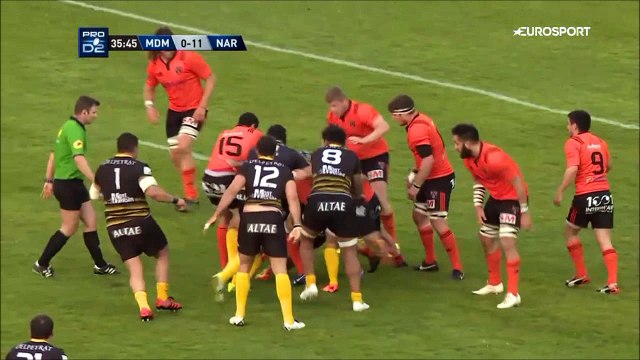 SITE OFFICIEL STADE MONTOIS RUGBY - 1ER ESSAI S. TOKULA - STADE MONTOIS vs NARBONNE