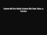 Download Lemon-Aid Car Guide (Lemon-Aid: Suvs Vans & Trucks)  EBook