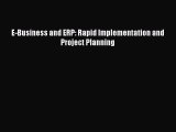Read E-Business and ERP: Rapid Implementation and Project Planning PDF Online