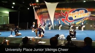 Aleyia and University Place Jr. Vikings Cheer - Best of The NW 2nd Place