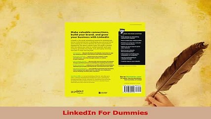 PDF  LinkedIn For Dummies Download Online