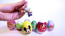 Surprise Eggs Peppa Pig Planes Minnie Mouse Polly Doll Angry Birds Frozen Huevos Sorpresa Part 7