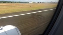 Cebu Pacific A320-200 take-off from Mactan Cebu