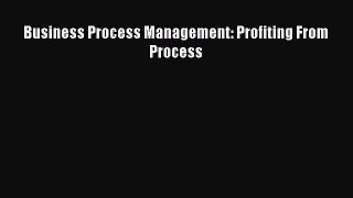 Download Business Process Management: Profiting From Process PDF Online