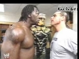 HBK, Booker T & Goldust Backstage