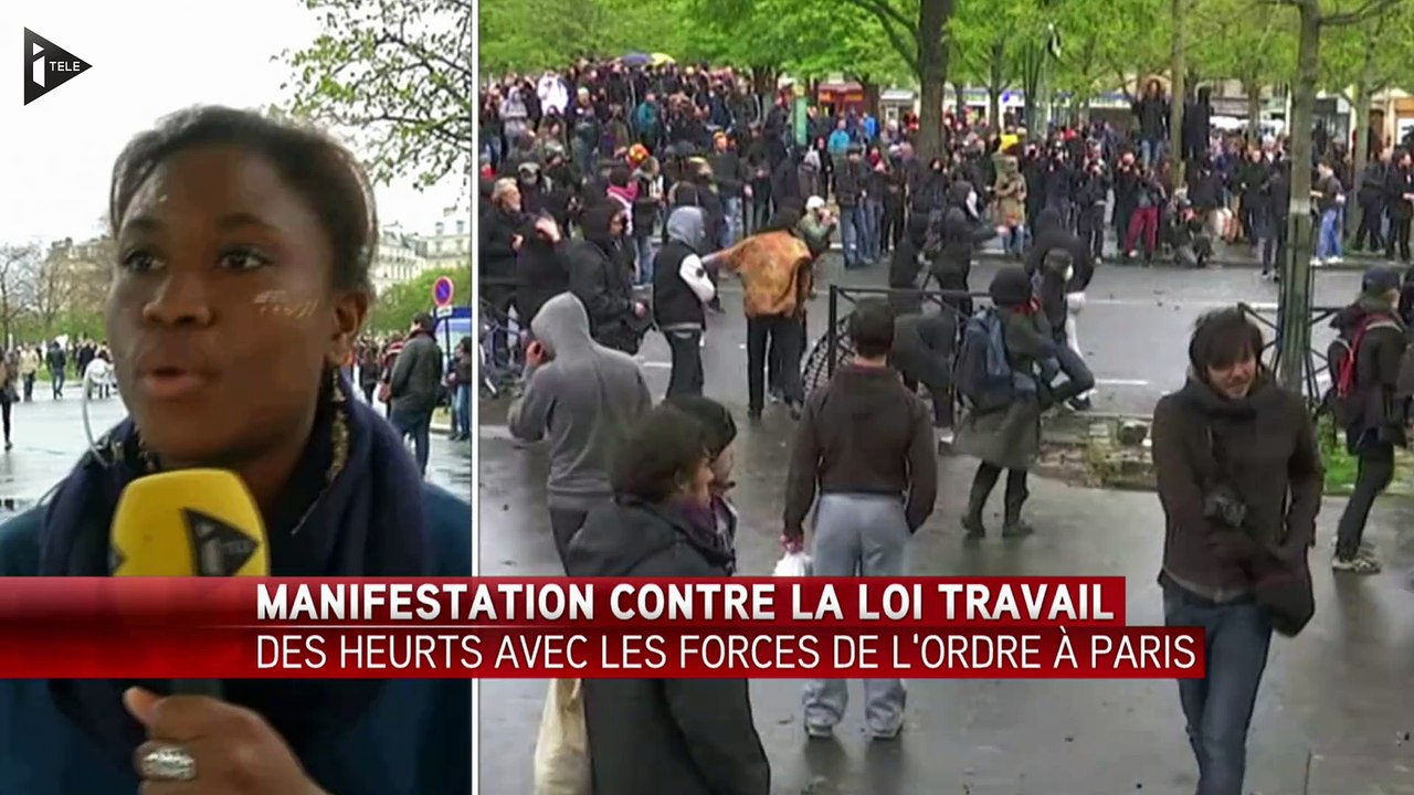 Manif 9 avril : "On a décidé de ne pas se dissocier de ce que vous appelez les casseurs"