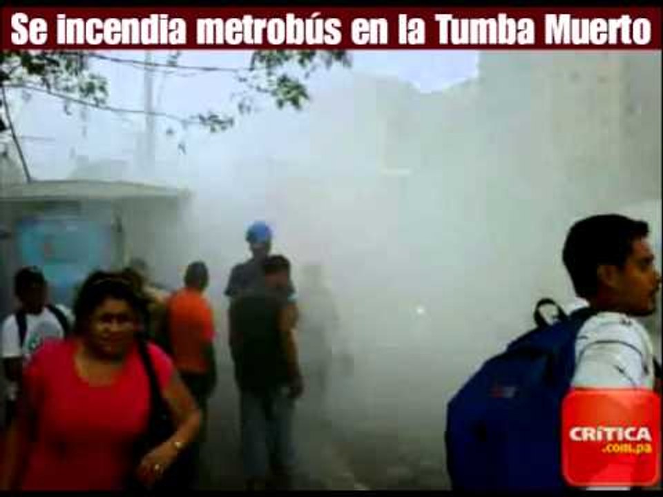 Incendio de metrobús