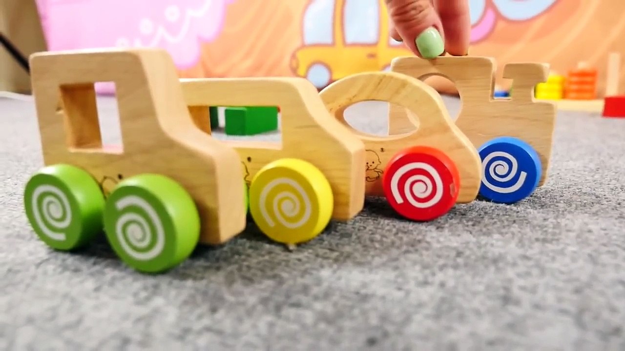 Çocuk filmi - Tahta oyuncaklar - Renkleri öğreniyoruz