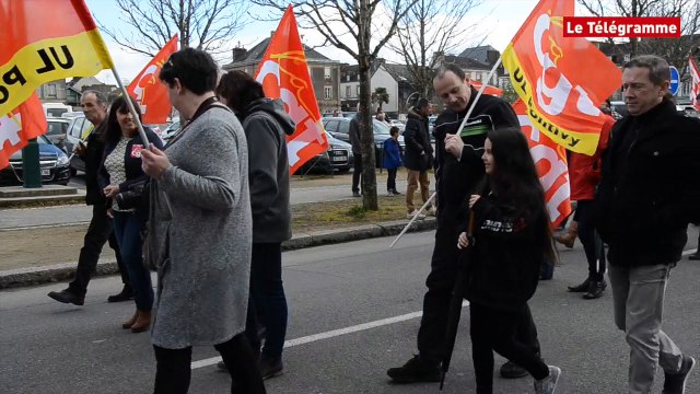 Pontivy. 150 personnes rassemblées contre la loi Travail