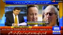 Tonight With Moeed Pirzada 8 April 2016 - Shah Mehmood Qureshi Explaining Sharif Family Corruption