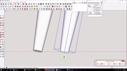 Modern Mid century sideboard for woodworking - Challenge - Sketchup