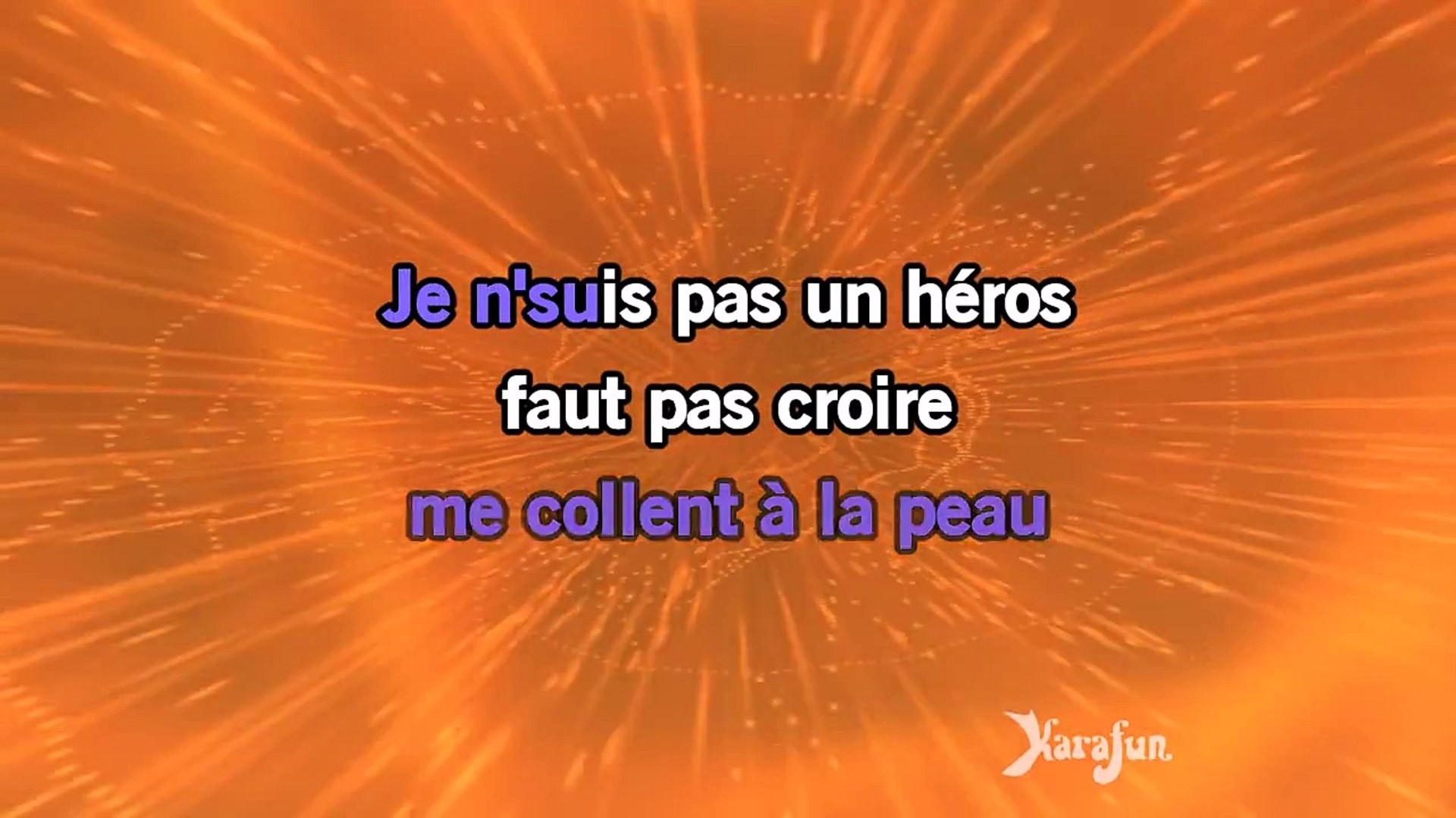 Karaoké Je ne suis pas un héros (Live Bercy 90) - Johnny Hallyday * -  Dailymotion Video