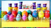 30 Surprise Eggs unboxing Play-Doh MEGA compilation Peppa Pig, Spongebob huevos kinder HD