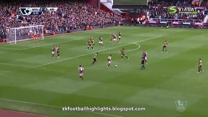 Manuel Lanzini Anulled Goal HD - West Ham 1-0 Arsenal - 09.04.2016